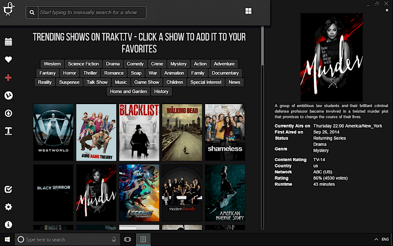DuckieTV app